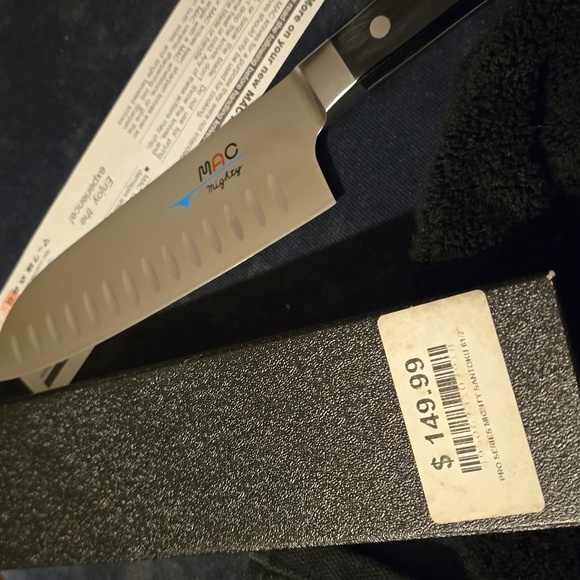 ❤️BUY 2 GET 1 FREE BMAC Knife Professional series 6.5" Santoku w/ dimples MSK-65 - Picture 13 of 16